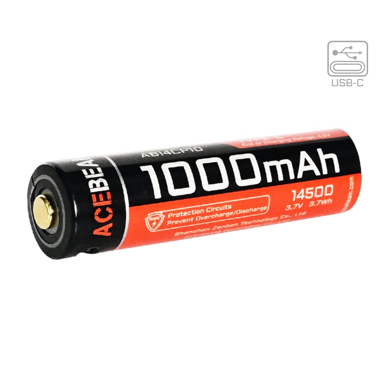 ACEBEAM 14500 1000mAh akku