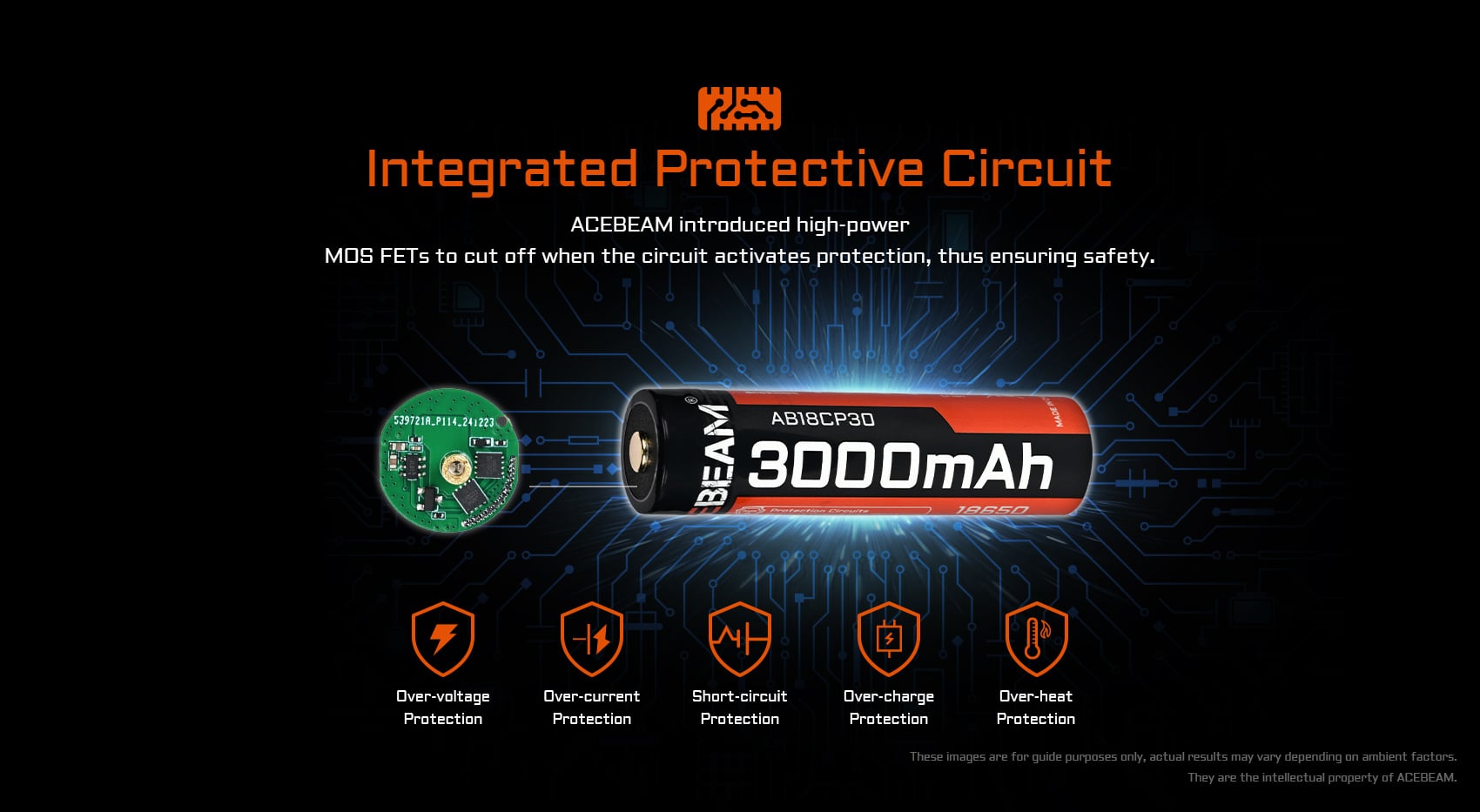 ACEBEAM 18650 3000mAh akku