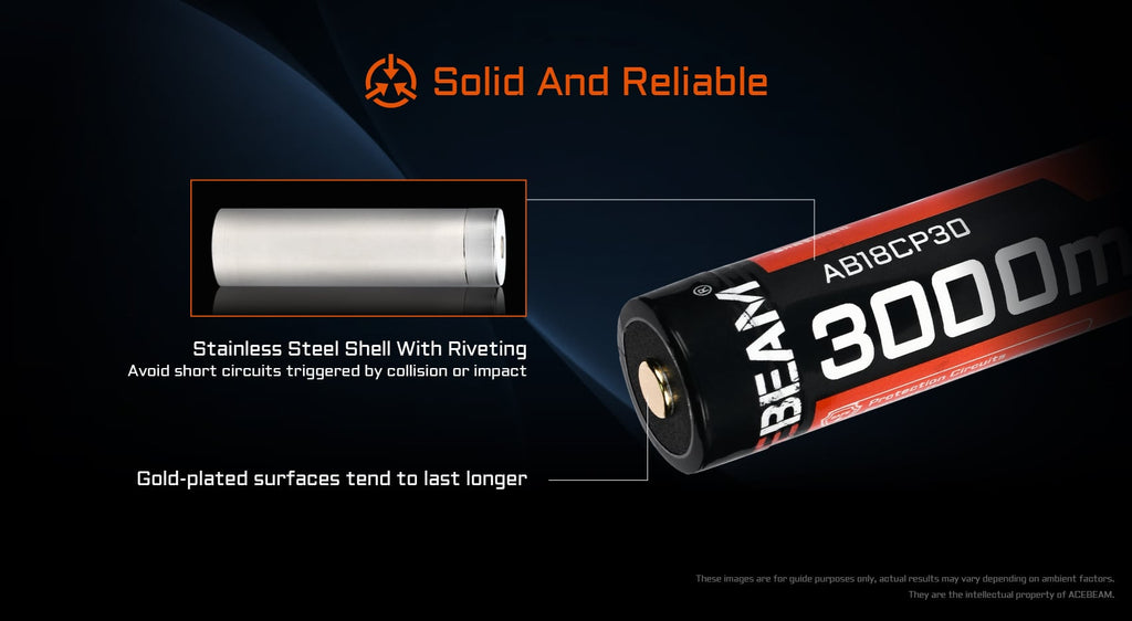 ACEBEAM 18650 3000mAh akku