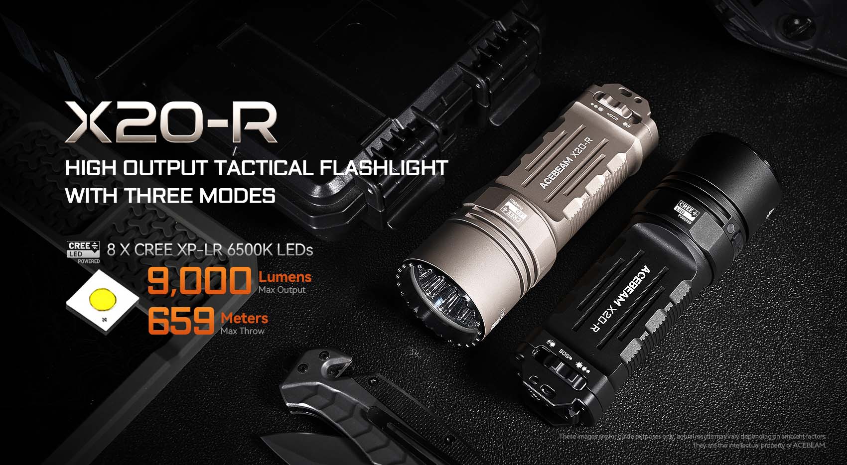 ACEBEAM X20-R Suurteho lamppu 10 000 lm