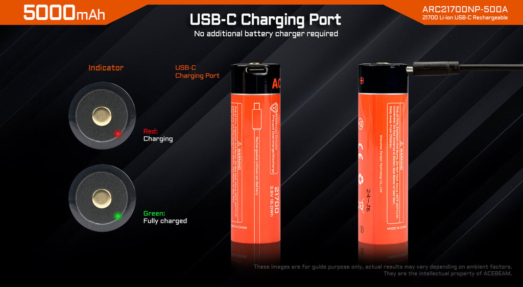 ACEBEAM 21700 5000mAh akku