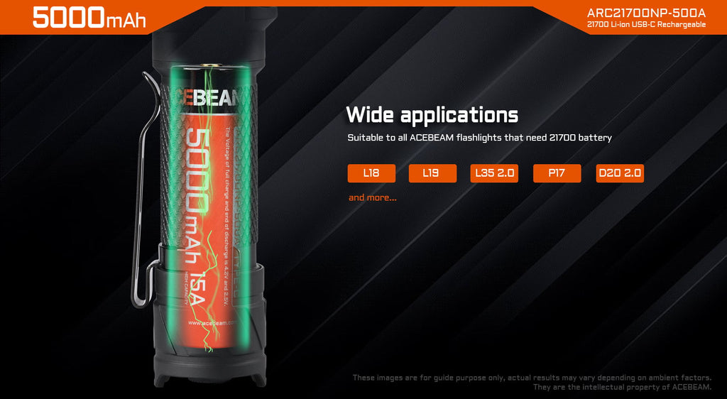 ACEBEAM 21700 5000mAh akku