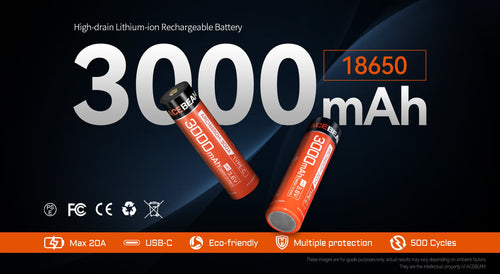 ACEBEAM 18650 3000mAh akku