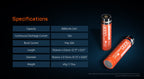 ACEBEAM 18650 3000mAh akku