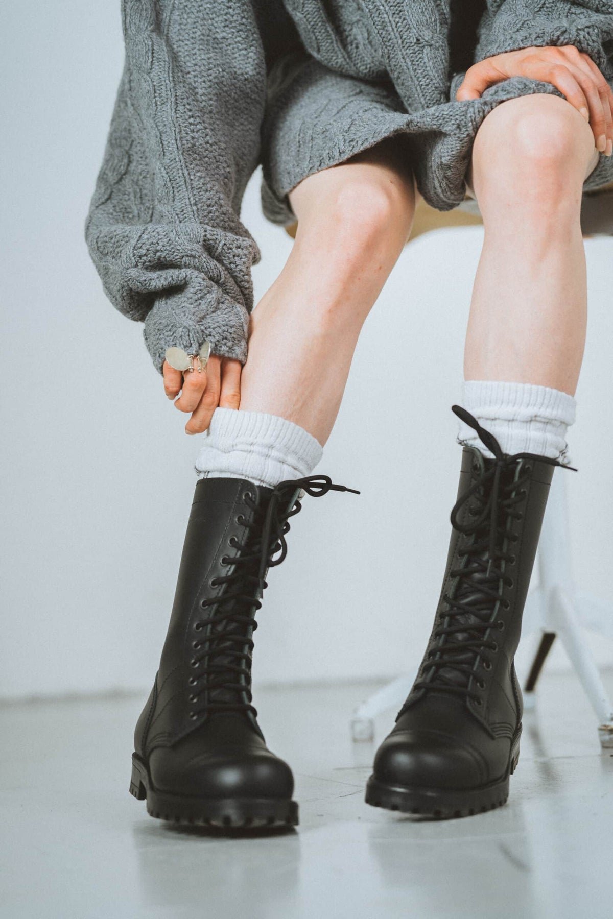 Samelin 516 aka High Aviator Boots - Black, photo 4