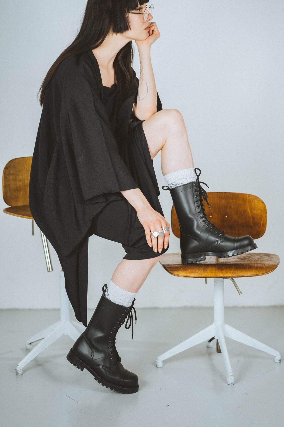Samelin 516 aka High Aviator Boots - Black, photo 3