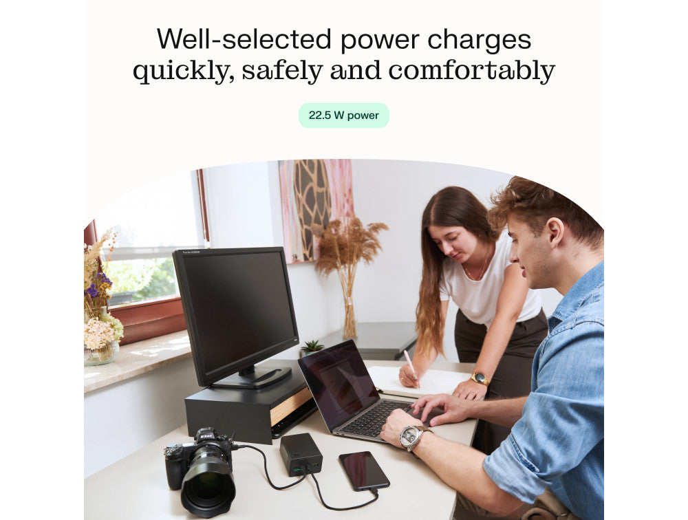 Greencell PowerPlay 30 - varavirtalähde 30 000 mAh, 22,5 W, 4 porttia