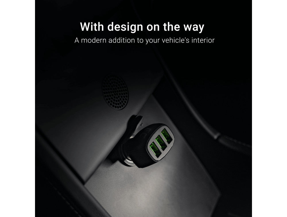 Green Cell 54W 3xUSB 18W autolaturi Ultra Charge -pikalataustekniikalla