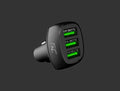 Green Cell 54W 3xUSB 18W autolaturi Ultra Charge -pikalataustekniikalla