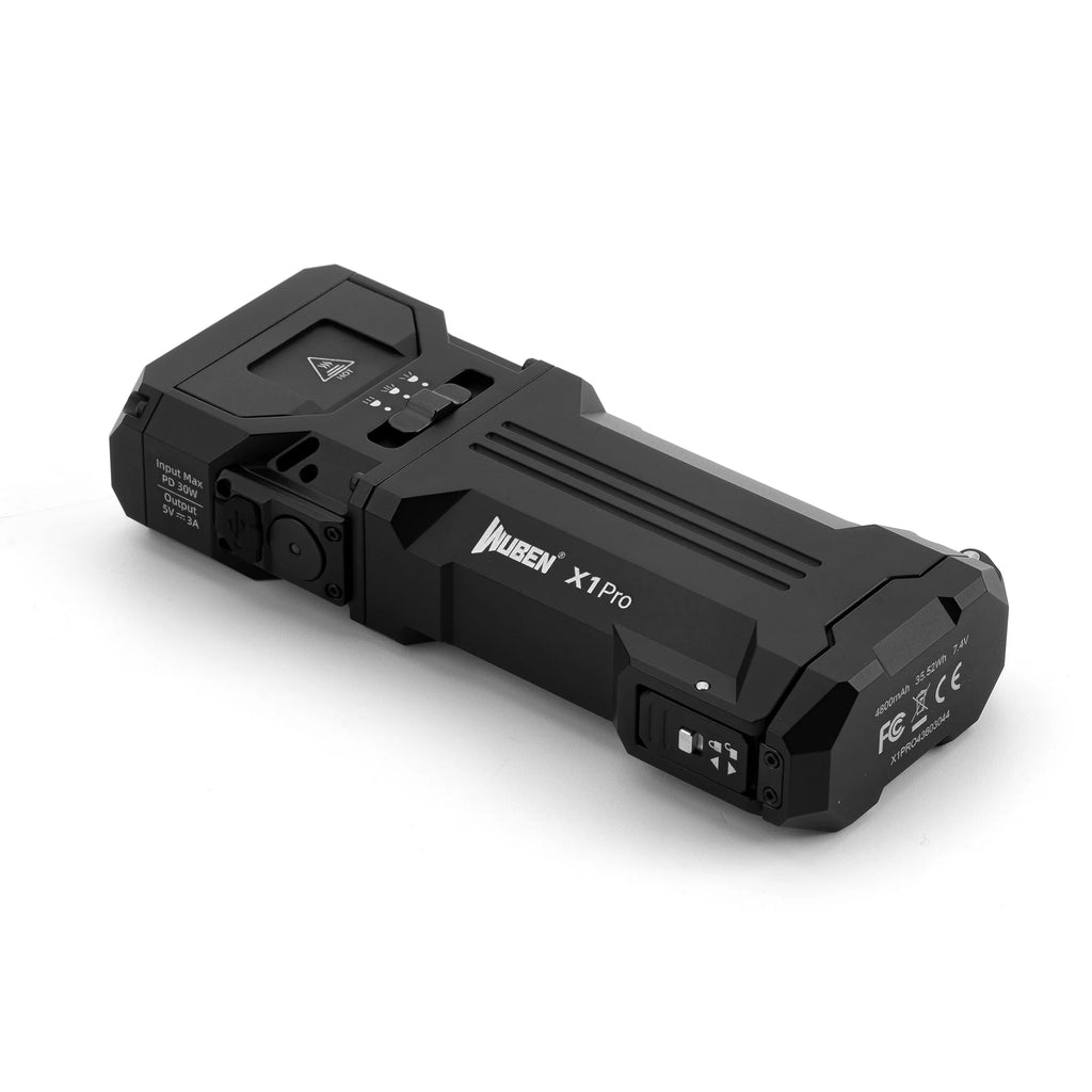 Wuben X1 PRO - 12300lm ladattava EDC-taskulamppu
