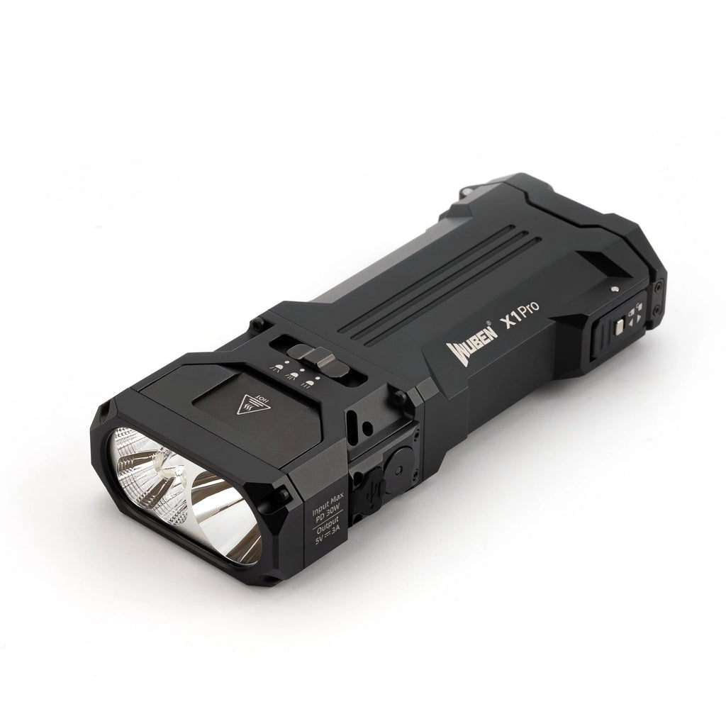 Wuben X1 PRO - 12300lm ladattava EDC-taskulamppu