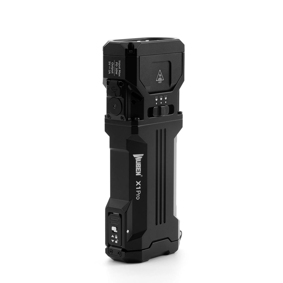 Wuben X1 PRO - 12300lm ladattava EDC-taskulamppu