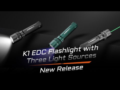 ACEBEAM K1 + Laser ja UV-valo