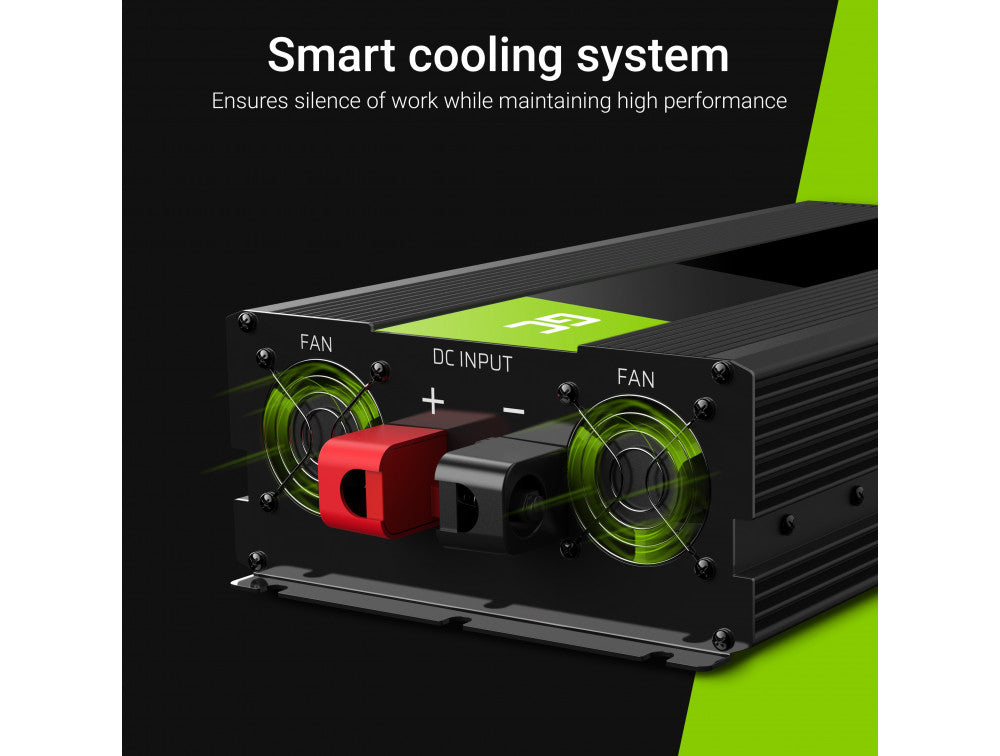 Green Cell Invertteri 24V 3000W / 6000W Puhdas Siniaalto