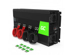 Green Cell Invertteri 12V 1500W Puhdas Siniaalto