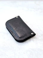 SUNDAY Wallet - Black Textured Leather